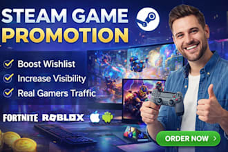 do steam game promotion boost wishlist and visibility steam game marketing
