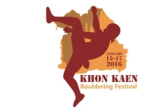 create identity super logo for an annual climbing festival