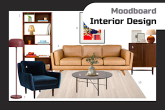 create a interior moodboard and style concept for your space