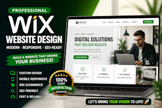 design wix redesign wix website landing page redesign