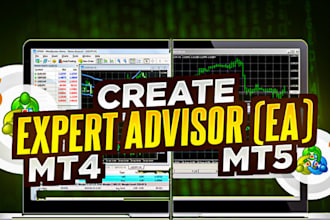 create mt4 eas, expert advisor, forex trading robot, mt5 telegram signal copier