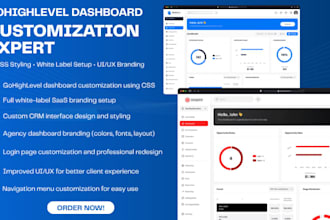 setup gohighlevel white label ghl agency dashboard customization ghl reporting