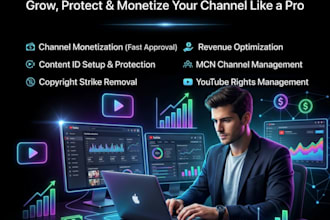 set up youtube cms, mcn and provide channel management