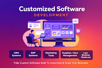 craft customised softwares for company and individuals