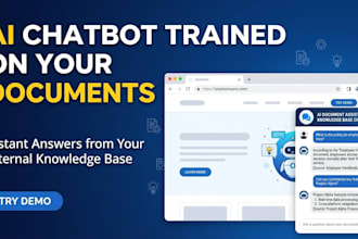 build a custom ai chatbot trained on your documents