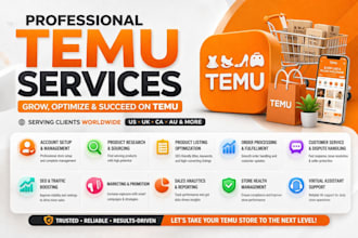 manage your temu store and optimize product listings