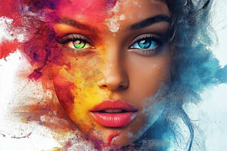 do professional photo manipulation and facial editing