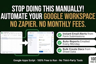 automate gmail, google calendar, and workspace with apps script