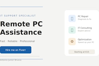 fast, reliable and professional remote PC support