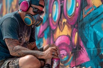 create graffiti pop art canvas designs and murals