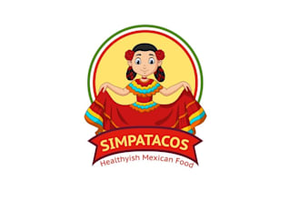 design healthy mexican food logo