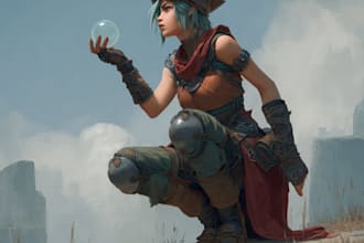 draw unique fantasy characters, creatures, and heroes