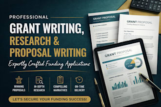research grant rfp, write grant proposal for startup, business growth