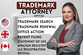 be your US licensed trademark attorney for registration