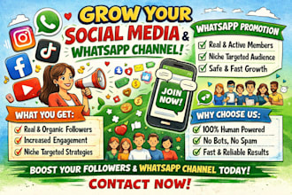 boost whatsapp with real followers and grow 100k whatsapp channel members fast