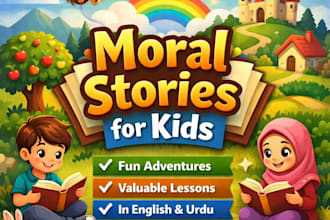 write engaging moral stories for kids in english and urdu