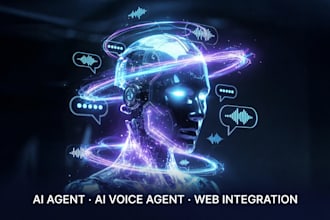 build an ai agent, ai voice agent, and ai integration for your business website