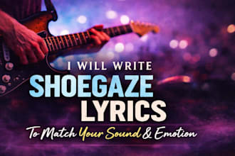 write cinematic shoegaze lyrics that match your sound and emotion