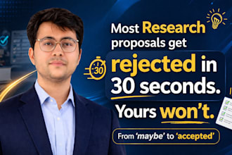 edit your research proposal for master or phd admission