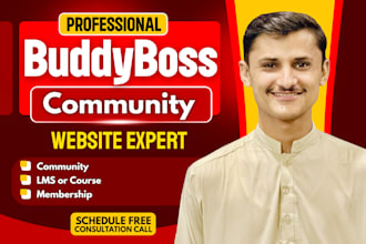 build, customize, and design a professional buddyboss wordpress website