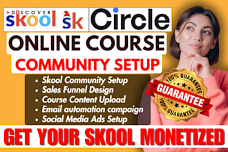 skool community promotion skool circle so coaching course manager community SEO