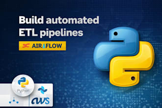 build automated etl data pipeline using python, airflow and sql