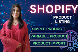 professional shopify product listing
