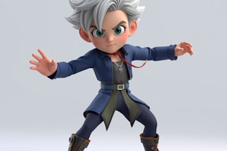 create stunning 3d character models for games, animation, or vr