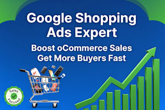 setup and manage google shopping ads for ecommerce store sales