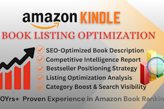 optimize your amazon KDP book listing for SEO, ranking, and visibility