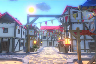 do 3d game environment unity unreal engine map level design terrain model assets
