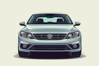 draw detailed car vector illustration