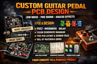design guitar pedal pcb audio circuit schematic analog effects pedal layout
