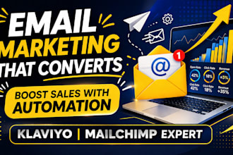 professional klaviyo email marketing flows and automation
