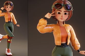 model 2d 3d character rig sculpt fix in blender cc5 iclone zbrush c4d 52 arkit