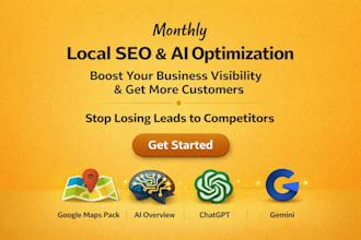 do monthly local SEO and ai optimization for gbp ranking