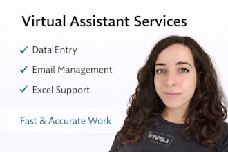 virtual assistant for data entry, email and invoices