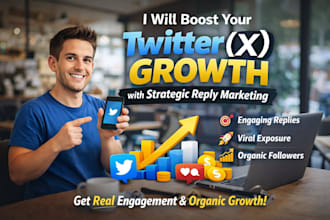 boost organic twitter growth with reply guy marketing