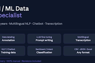 do ai training data, prompt writing, and data labeling for ml