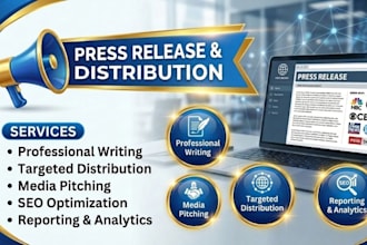 do press release writing and press release distribution