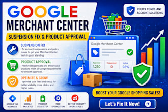 approve google merchant center misrepresentation and suspension