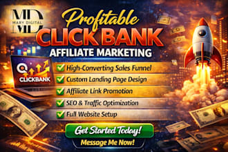 build a clickbank affiliate marketing website and sales funnel