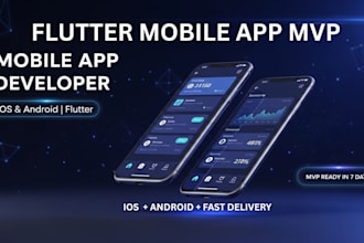build flutter IOS android mobile application mvps for startups, tutor, coaches