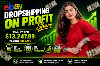 do ebay dropshipping on profit share