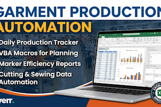 automate garment production planning reports using excel vba