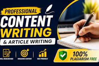 do SEO content writing, blog posts with images