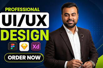 do mobile app design, website design, figma app design, UI UX design