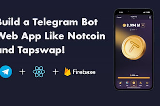 build telegram mini app, ton telegram bot tapswap, notcoin, bonk, arbritage bot