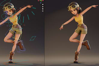 2d 3d model rig fix animate 52 arkit blendshape in blender iclone c4d cc4 vtuber