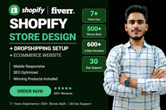 create a shopify store for dropshipping and sales